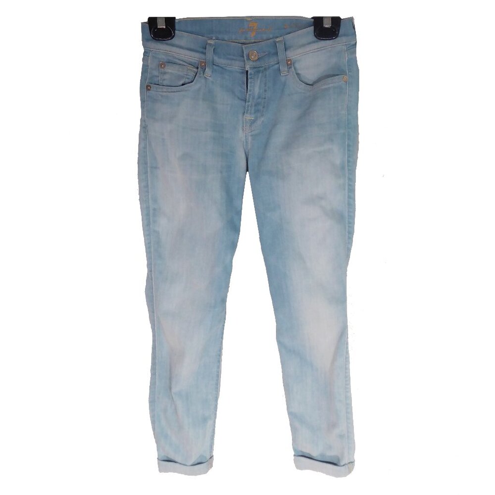 7 For All Mankind Distressed Denim Jeans Size 26